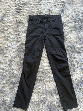 Lucky Brand Black Chino-Style Cotton Pants